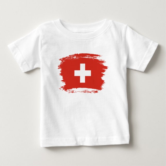 Camiseta sinalizador de suiça (Frente)