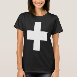 Camiseta Sinalizador de Suiça Cruzada Suíça