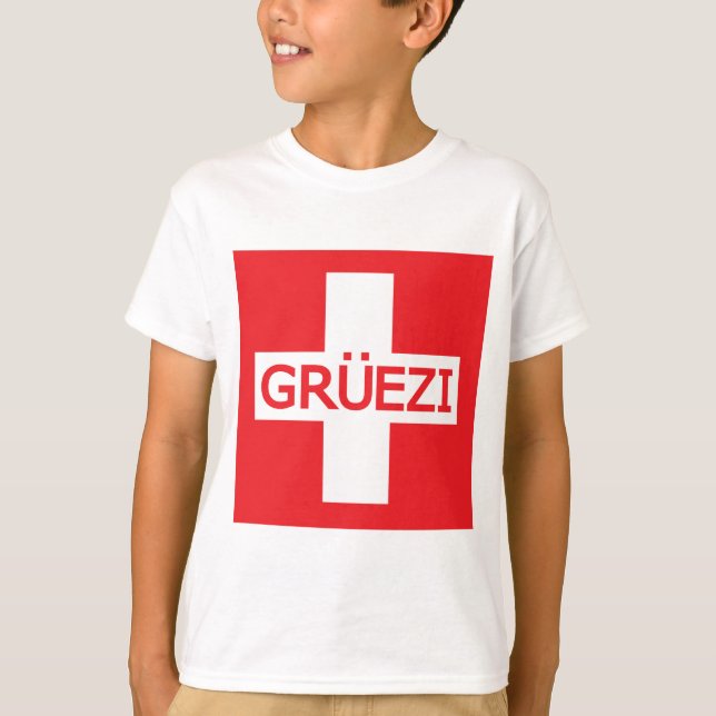 Camiseta Sinalizador de Suiça Gruezi (Frente)