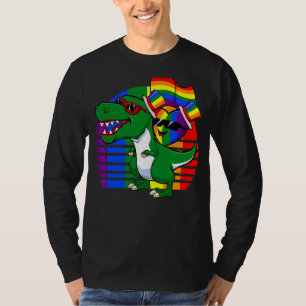 Camiseta Sinalizador do Anel Coração Arco-Íris Lgbt Q Gay R