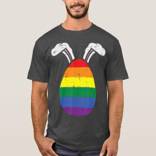Camiseta Sinalizador do arco-íris Orgulho gay Páscoa de coe