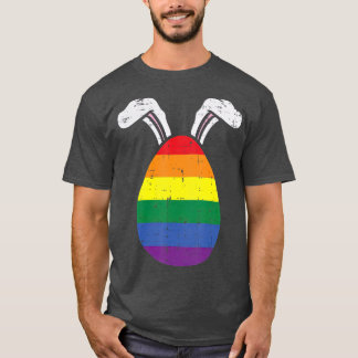 Camiseta Sinalizador do arco-íris Orgulho gay Páscoa de coe