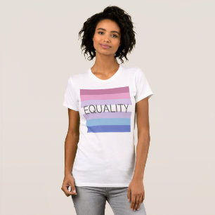 Camiseta Sinalizador do Bigender EQUALITY