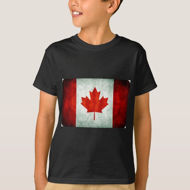 Camiseta Sinalizador do Canadá em apuros (Frente)