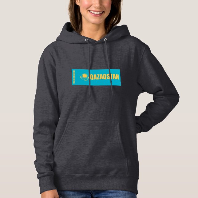 Camiseta Sinalizador do Cazaquistão (Frente)