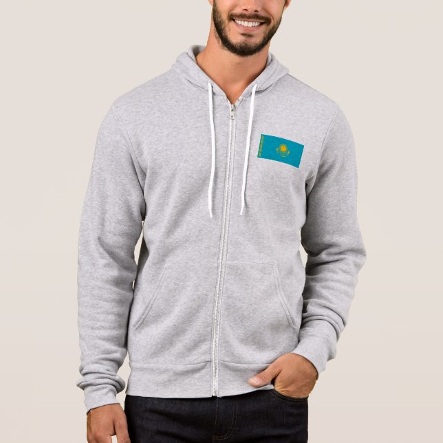 Camiseta Sinalizador do Cazaquistão (Frente)