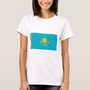 Camiseta Sinalizador do Cazaquistão