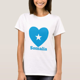 Camiseta Sinalizador do Coração da Somália