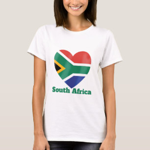 Camiseta Sinalizador do Coração na África do Sul