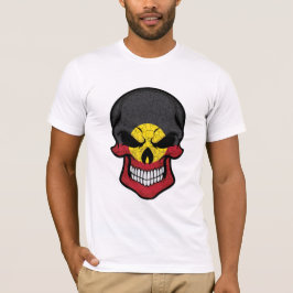 Camiseta Sinalizador do crânio de sorriso de origem