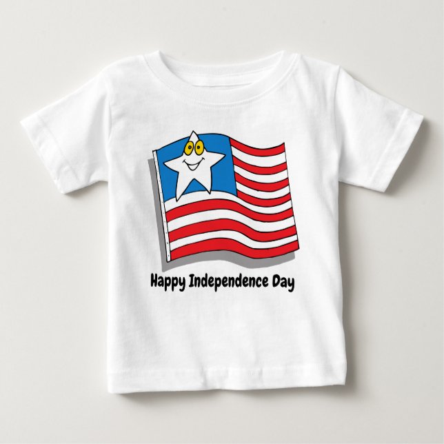 Camiseta Sinalizador do Dia da Independência (Frente)