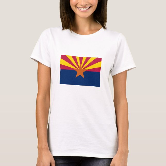 Camiseta Sinalizador do Estado da arizona (Frente)