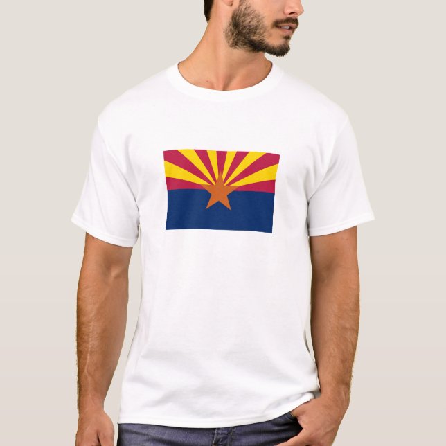 Camiseta Sinalizador do Estado da arizona (Frente)