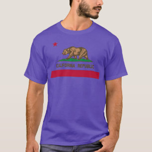 Camiseta Sinalizador do Estado da Califórnia - AC Bear Repu