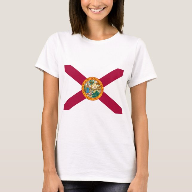 Camiseta Sinalizador do Estado da Flórida (Frente)