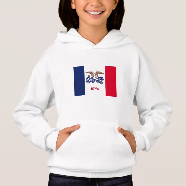 Camiseta Sinalizador do Estado de Iowa (Frente)