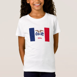 Camiseta Sinalizador do Estado de Iowa