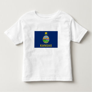 Camiseta Sinalizador do Estado do Kansas