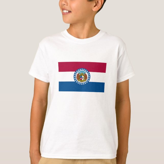 Camiseta Sinalizador do Estado do Missouri (Frente)