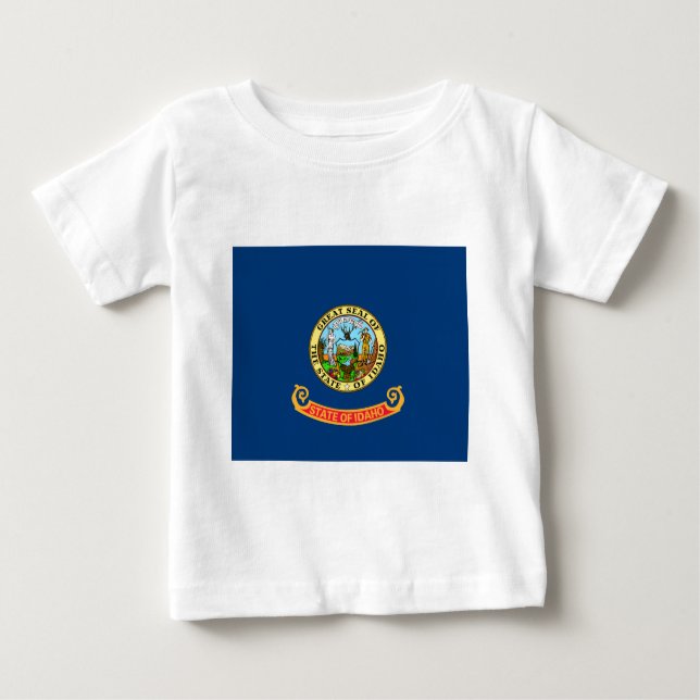 Camiseta Sinalizador do Estado Idaho (Frente)