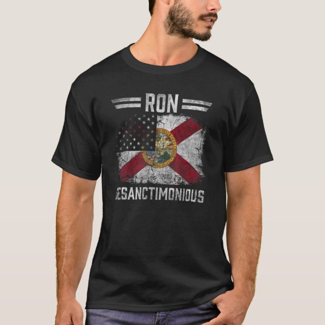Camiseta Sinalizador do Governador Ron DeSanctimonius DeSan (Frente)