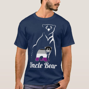 Camiseta Sinalizador do Orgulho Ace do Tio Urso Asexual LGB