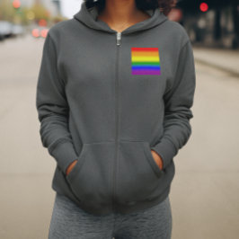 Camiseta Sinalizador do Orgulho Arco-Íris LGBTQ+ Gradiente 