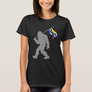 Camiseta Sinalizador do Orgulho da Aliança do Hetero LGBTQ 