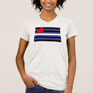 Camiseta Sinalizador do Orgulho de Couro