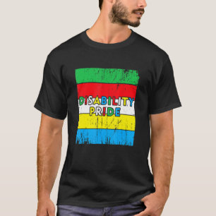 Camiseta Sinalizador do Orgulho de Deficiência Desativado M