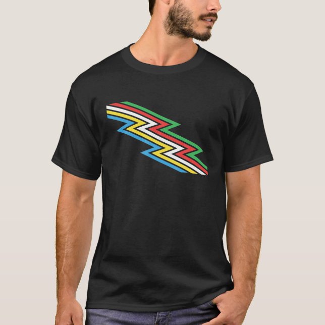 Camiseta Sinalizador do Orgulho de Deficiência Julho Desati (Frente)
