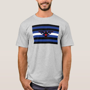 Camiseta Sinalizador do Orgulho de Leather Eagle