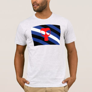 Camiseta Sinalizador do Orgulho de Máscara