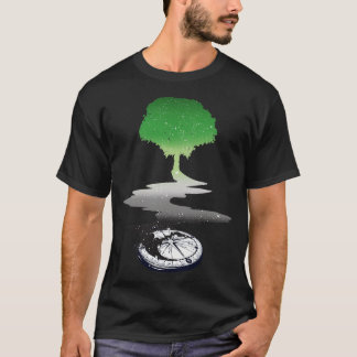 Camiseta Sinalizador do Orgulho LGBT da Árvore Aromântica
