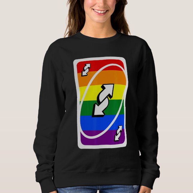 Camiseta Sinalizador Do Orgulho Lgbt Inverso Uno Lgbt (Frente)