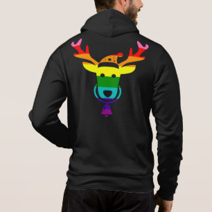 Camiseta Sinalizador do Orgulho LGBTQ Arco-Íris Engraçado R