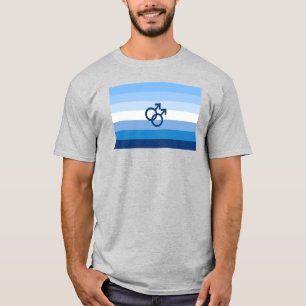 Camiseta Sinalizador do Orgulho Maleável do Gay MLM