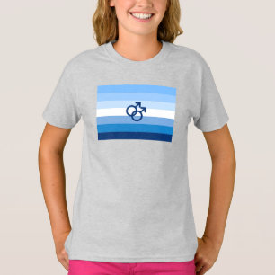 Camiseta Sinalizador do Orgulho Maleável do Gay MLM