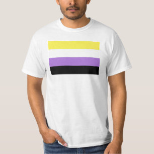 Camiseta Sinalizador do Orgulho Não Binário