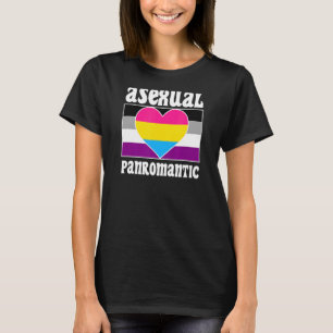 Camiseta Sinalizador do Orgulho Panromântico Asexuado Ace