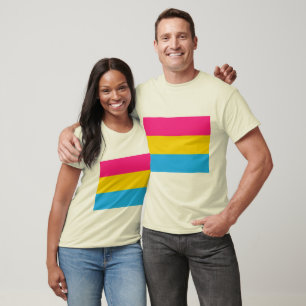 Camiseta Sinalizador do Orgulho Pansexual LGBTQ