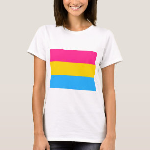 Camiseta Sinalizador do Orgulho Pansexual LGBTQ