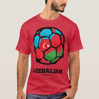 Camiseta Sinalizador do País do Azerbaijão