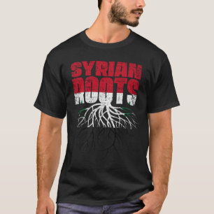 Camiseta Sinalizador do Patrimônio Síria Raízes Síria