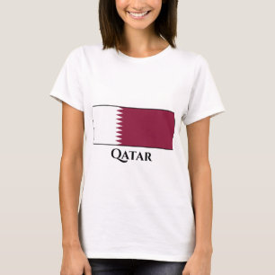 Camiseta Sinalizador do Qatar