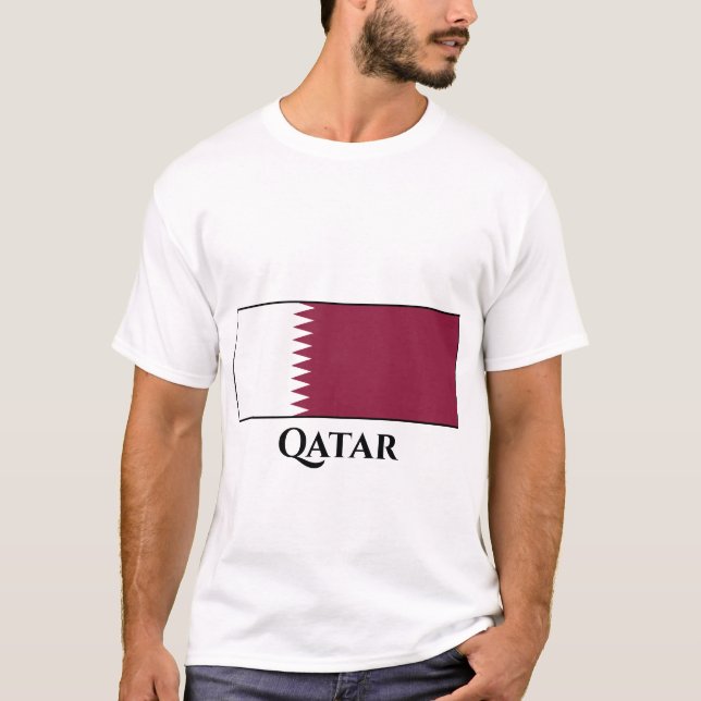 Camiseta Sinalizador do Qatar (Frente)