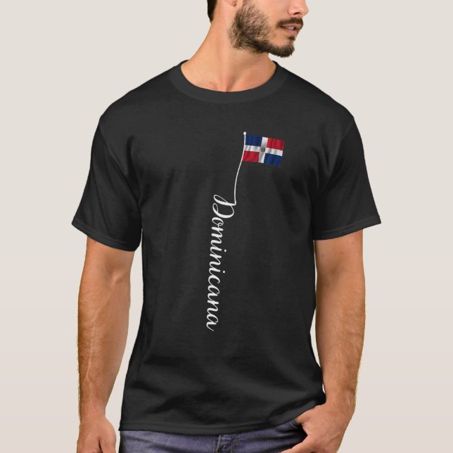 Camiseta Sinalizador Dominicana Signature República Dominic (Frente)