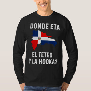 Camiseta Sinalizador Dominicano Rd República Dominicana Map