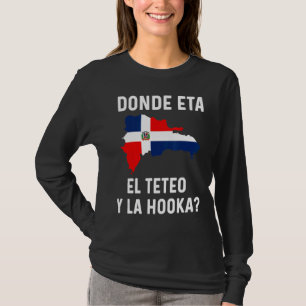 Camiseta Sinalizador Dominicano Rd República Dominicana Map