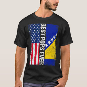 Camiseta Sinalizador Dos Estados Unidos E Pop De Sinalizado